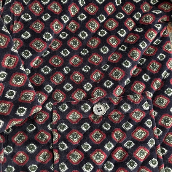 Jones New York quilted print jacket velvet - Picture 3 of 7